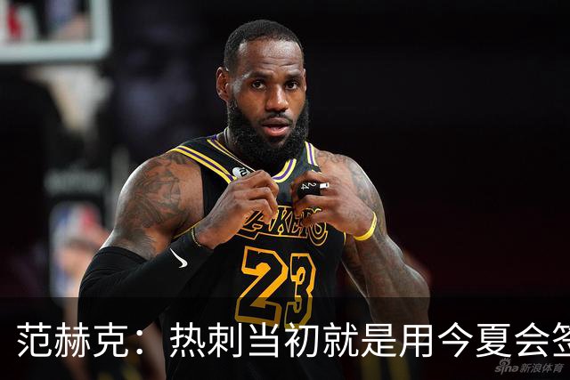 范赫克：热刺当初就是用今夏会签大牌球员说服我加盟的